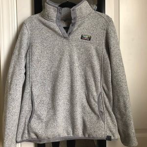 L.L. Bean 1/4 Button Sweater